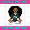 Green Bay Packers Black Girl Svg SP22122020