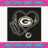 Green Bay Packers Heart Stethoscope Svg SP30122020