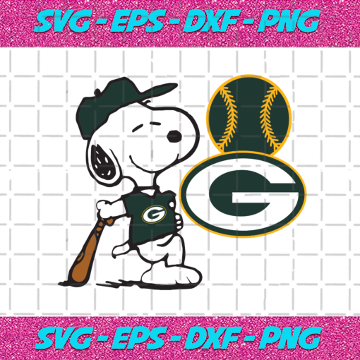 Green Bay Packers Snoopy Svg SP31122020