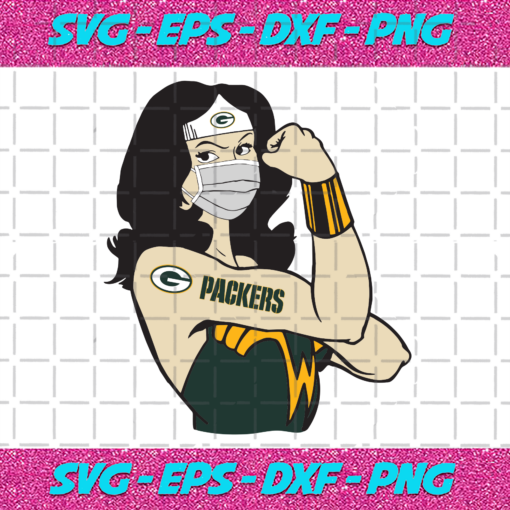 Green Bay Packers Wonder Woman Svg SP24122020
