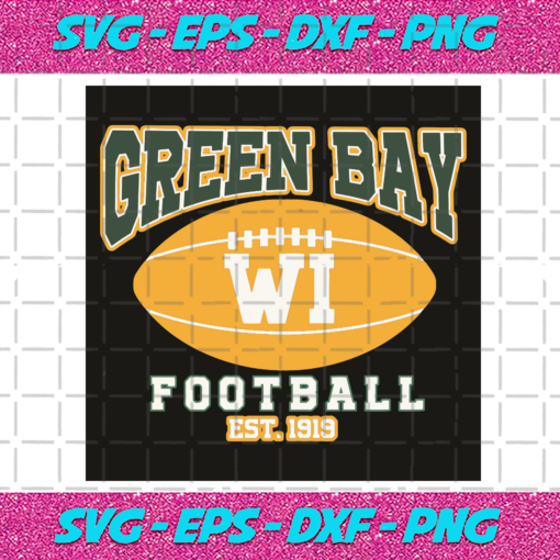 Green Bay WI Football Est 1919 Svg SP06012021