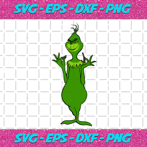 Grinch Candy Cane Svg CM241120201