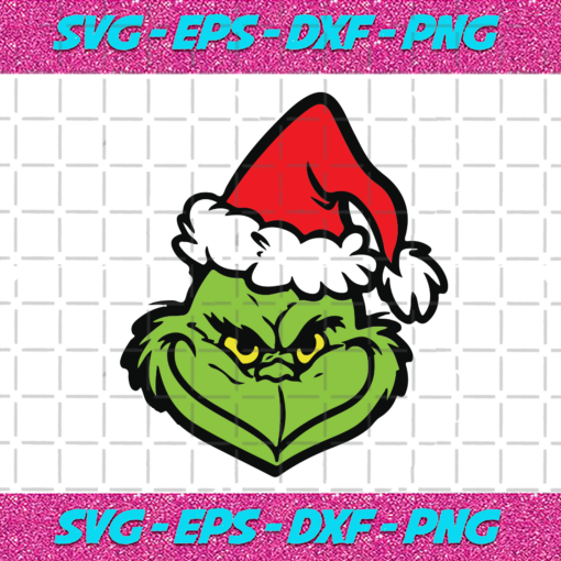 Grinch Face Christmas Svg CM201120206