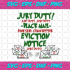 Grinch Jury Duty Black Mail Pink Slip Chain Letter Svg CM1411202012
