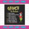 Grinch To Do List Christmas SVG CM24102020