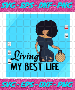 Gucci Women Living My Best Life Black Girl Magic Melanin Svg BG300720201