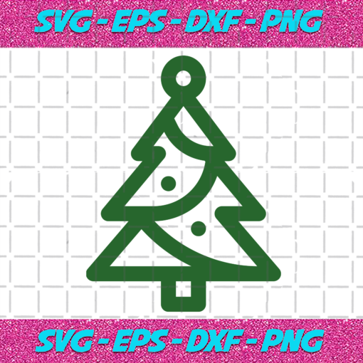 Hand Drawn Christmas Tree Svg CM231120201