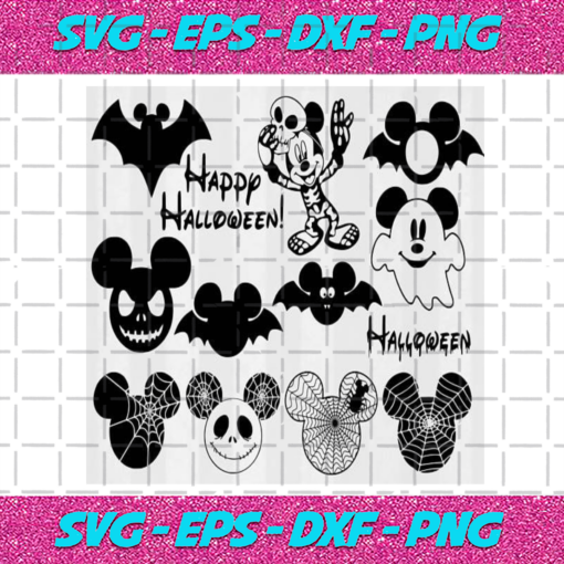 Happy Halloween Halloween Shirt Halloween Day Gift For Halloween Halloween Icons Disney Halloween Disney Svg HW01082020