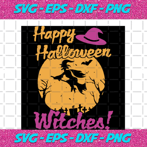 Happy Halloween Witches Halloween Svg HW28082020