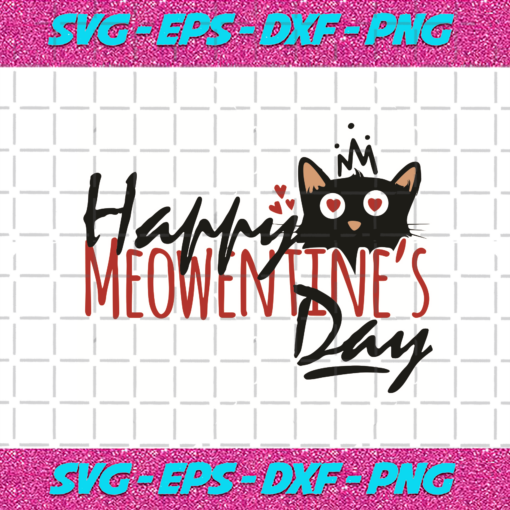 Happy Meowentine s Day Svg HLD210203LH23