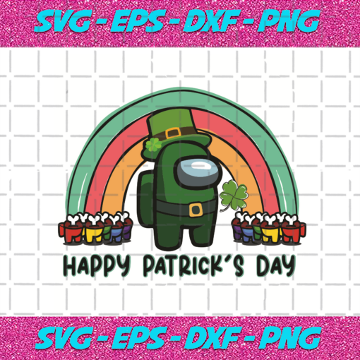 Happy Patrick Day Among Us Svg ST2901001
