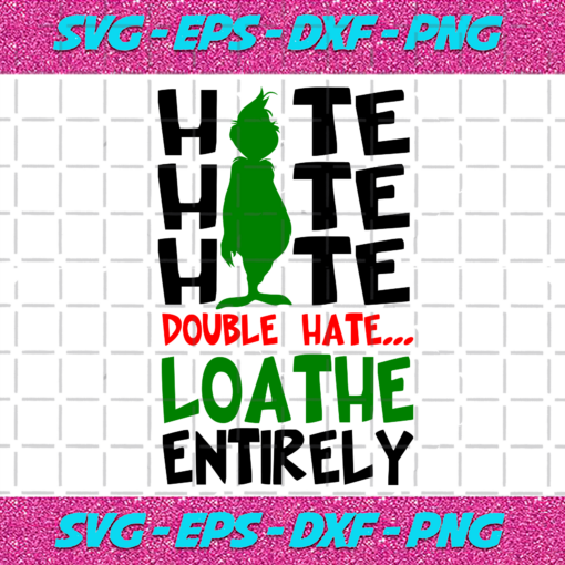 Hate Hate Hate Double Hate Svg CM24112020