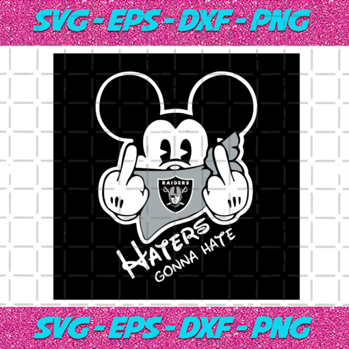 Haters Gonna Hate Las Vegas Raiders Svg SP23122020