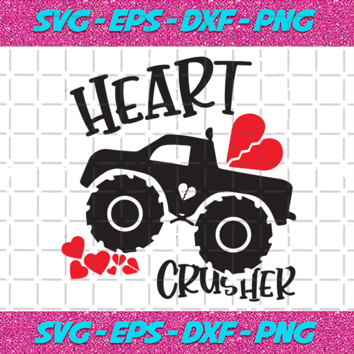 Heart Crusher Truck Svg VA10012021