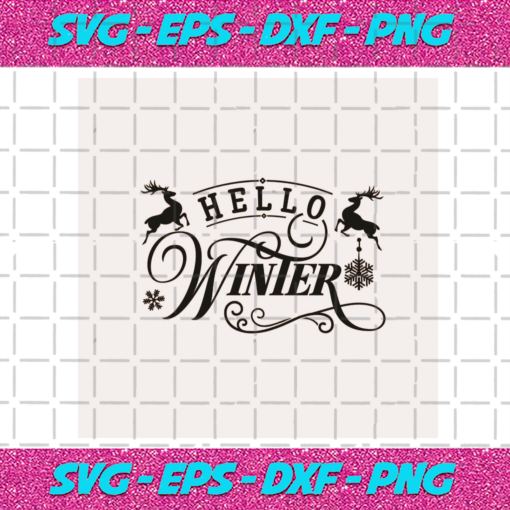 Hello Winter Christmas Svg CM06112020