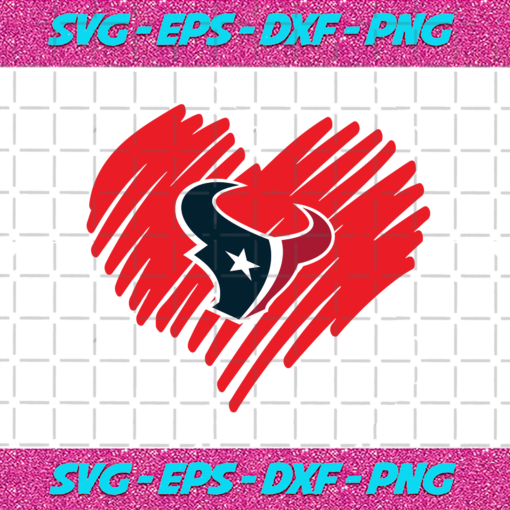 Houston Texans Heart Svg SP26122020