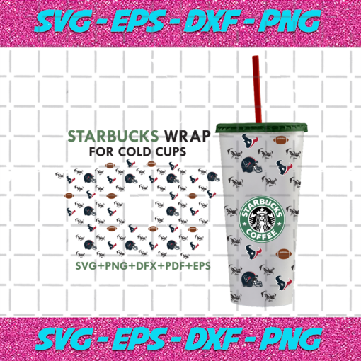 Houston Texans Starbucks Wrap Svg SP08012021