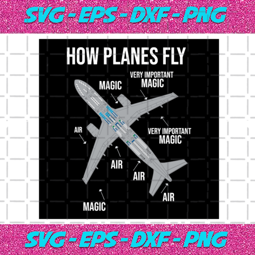 How Planes Fly Magic Svg TD1412021