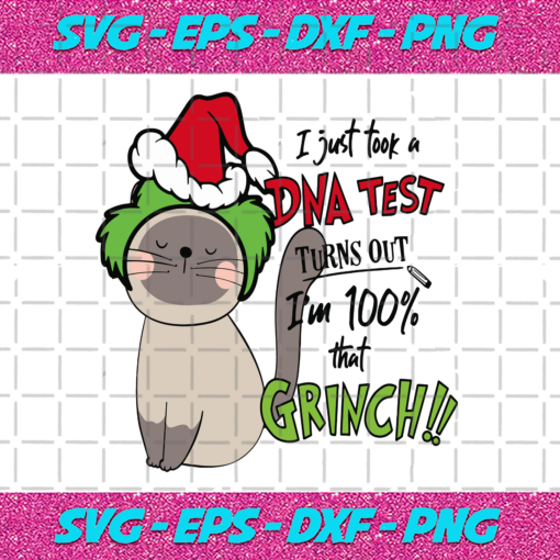 I Just Took A DNA Test Turns Out Im 100 That Grinch Svg CM251120202