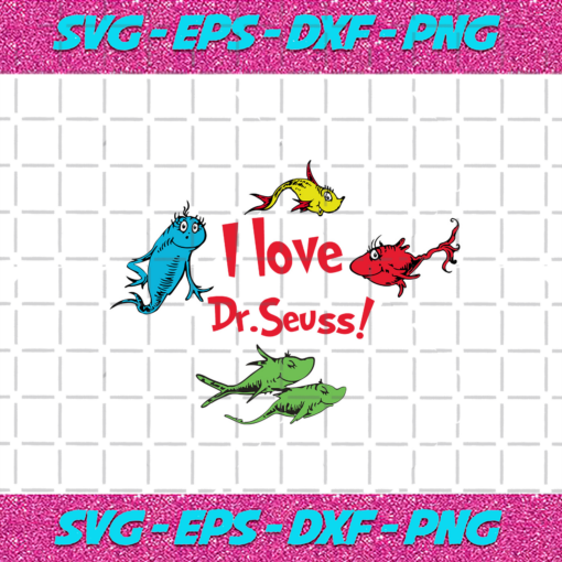 I Love Dr Seuss Svg DR1012021