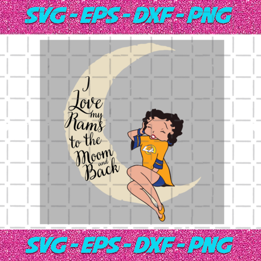 I Love My Rams To The Moon And Back Svg SP29122020