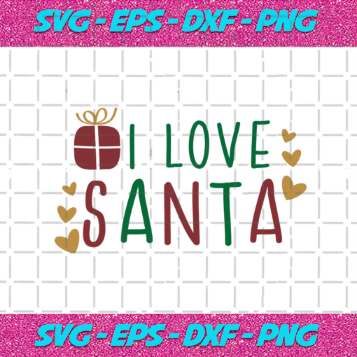 I Love Santa Svg CM231120200