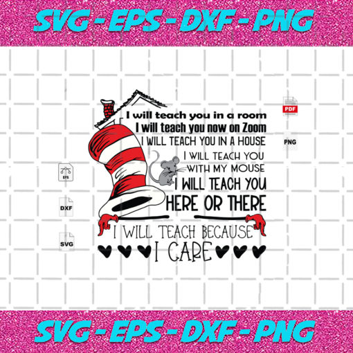 I Will Teach You Now On Zoom School Gift Svg TD26082020