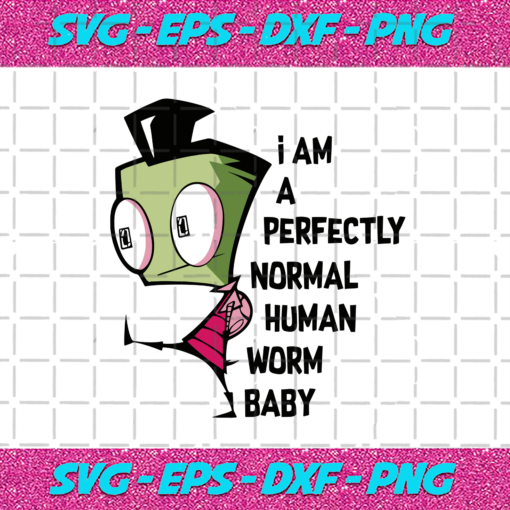 I am a perfectly normal human svg TD05012021