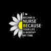 I became a nurse because your life is worth my time trending svg TD04082020