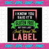 I know you said it s gluten free but can just read svg TD05012021
