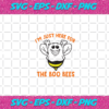 I m Just Here For The Boo Bees Halloween Svg HW02082020