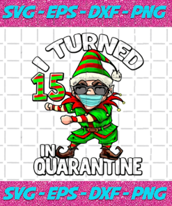I turned 15 in quarantine Christmas Svg CM30102020