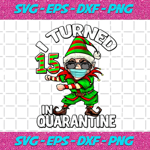 I turned 15 in quarantine Christmas Svg CM30102020
