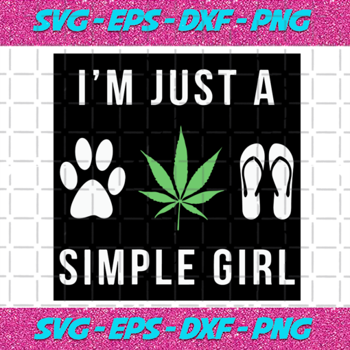 Im Just A Simple Girl Svg TD25122020