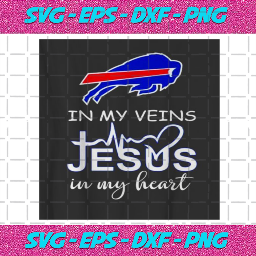 In My Veins Jesus In My Heart Svg SP28122038