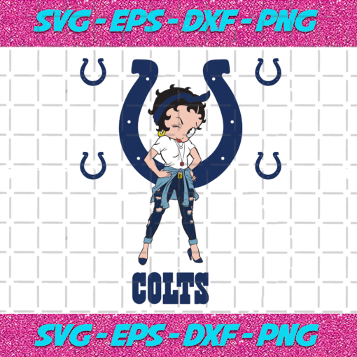 Indianapolis Colts Betty Boop Svg SP31122020