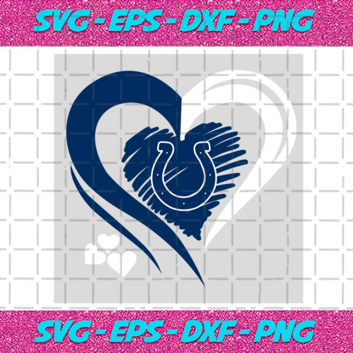 Indianapolis Colts Heart Logo Svg SP22122020