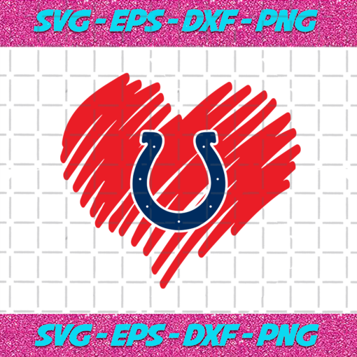 Indianapolis Colts Heart Svg SP26122020