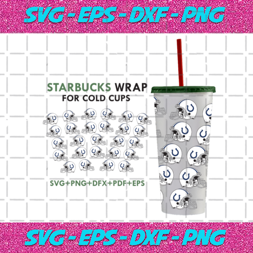 Indianapolis Colts Starbucks Wrap Svg SP10012021