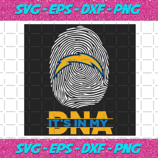 Its In My DNA Los Angeles Chargers Svg SP2112202014
