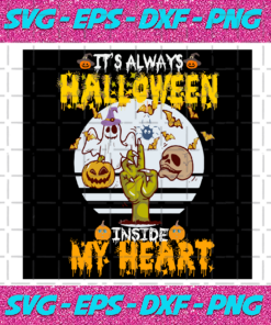 Its always halloween inside my heart Halloween Svg HW101020201