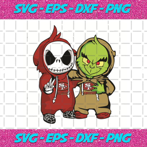 Jack and Grinch San Francisco 49ers Sport Svg SP31122035