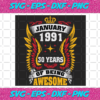 January 1991 30 Years Of Being Awesome Svg BD25122020