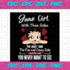 June Girl With Three Sides Betty Boop Betty Boop Svg BD06082020