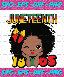 Juneteenth 1865 Black Girl Shirt Svg BG17082020