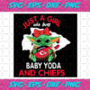 Just A Girl Who Loves Baby Yoda And Chiefs Svg SP250121085