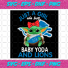 Just A Girl Who Loves Baby Yoda And Detroit Lions Svg SP250121079
