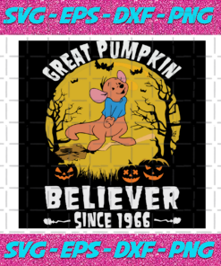 Kangapooh Great Pumpkin Believer Since 1966 Halloween Svg HW14092020