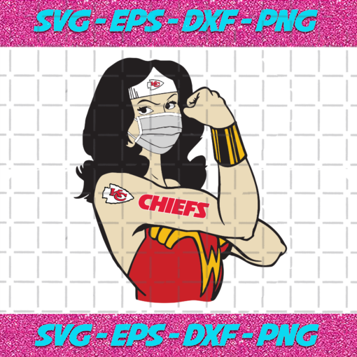 Kansa City Chiefs Wonder Woman Svg SP24122020