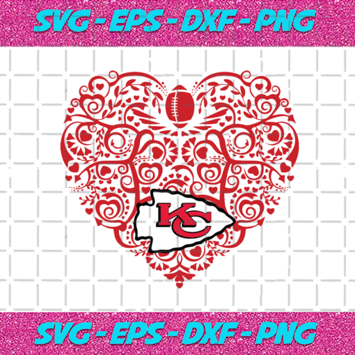 Kansas City Chiefs Heart Svg SP30122020